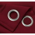 thumbnail image 3 of Olivia Gray Anchorage Blackout Grommet Single Curtan Panel - 54x90", Red, 3 of 5