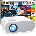 thumbnail image 1 of HOMPOW Projecteur, Projecteur Bluetooth Full HD 1080P Natif avec Haut-Parleur, Mini Projecteur de Film Portable Extérieur Compatible avec Ordinateur Portable, Téléphone Intelligent, TV Stick, Xbox, PS5, 1 of 8