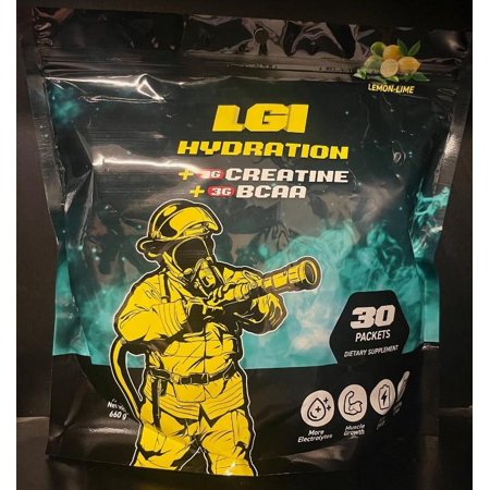 LGI: Hydration +Creatine +BCAA, Lemon Lime, 30 Packets
