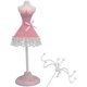 thumbnail image 3 of Pink Ear Ring Necklace Storage Rack with 1Pcs Jewelry Showing Stand, 3 of 3