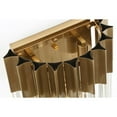 thumbnail image 2 of Design Living 3-Light D6.3'' Brass Stainless Steel Frame Wall Sconce, 2 of 5