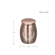 Urns for Ashes Decorative Urns for Adult Human Ashes Mini Stainless Steel Cremation Urns for Human Ashes for Adult Male Female Ashes for Pet Cremation Urn