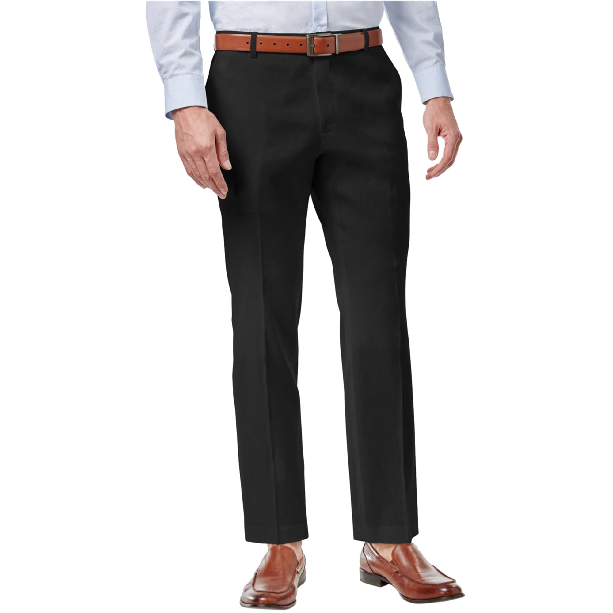 Mens Linen Casual Trouser Pants, Blue 