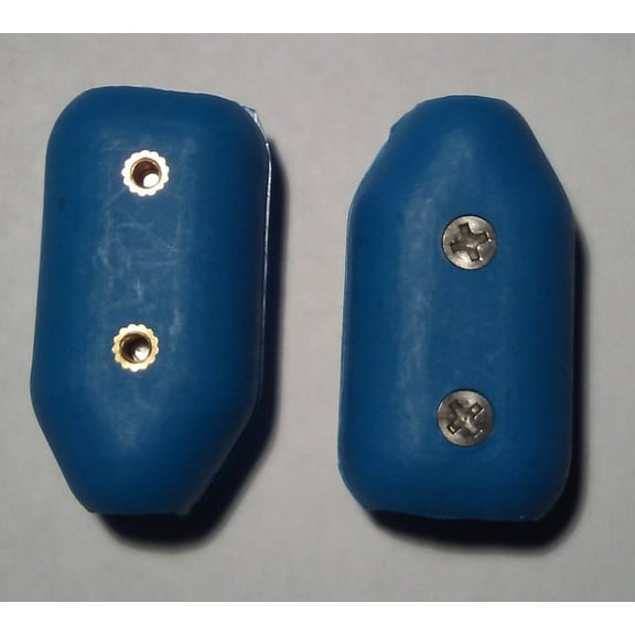 E-Z-TY 3/8 Inch Reusable Rope Clamp Blue 2 Pack