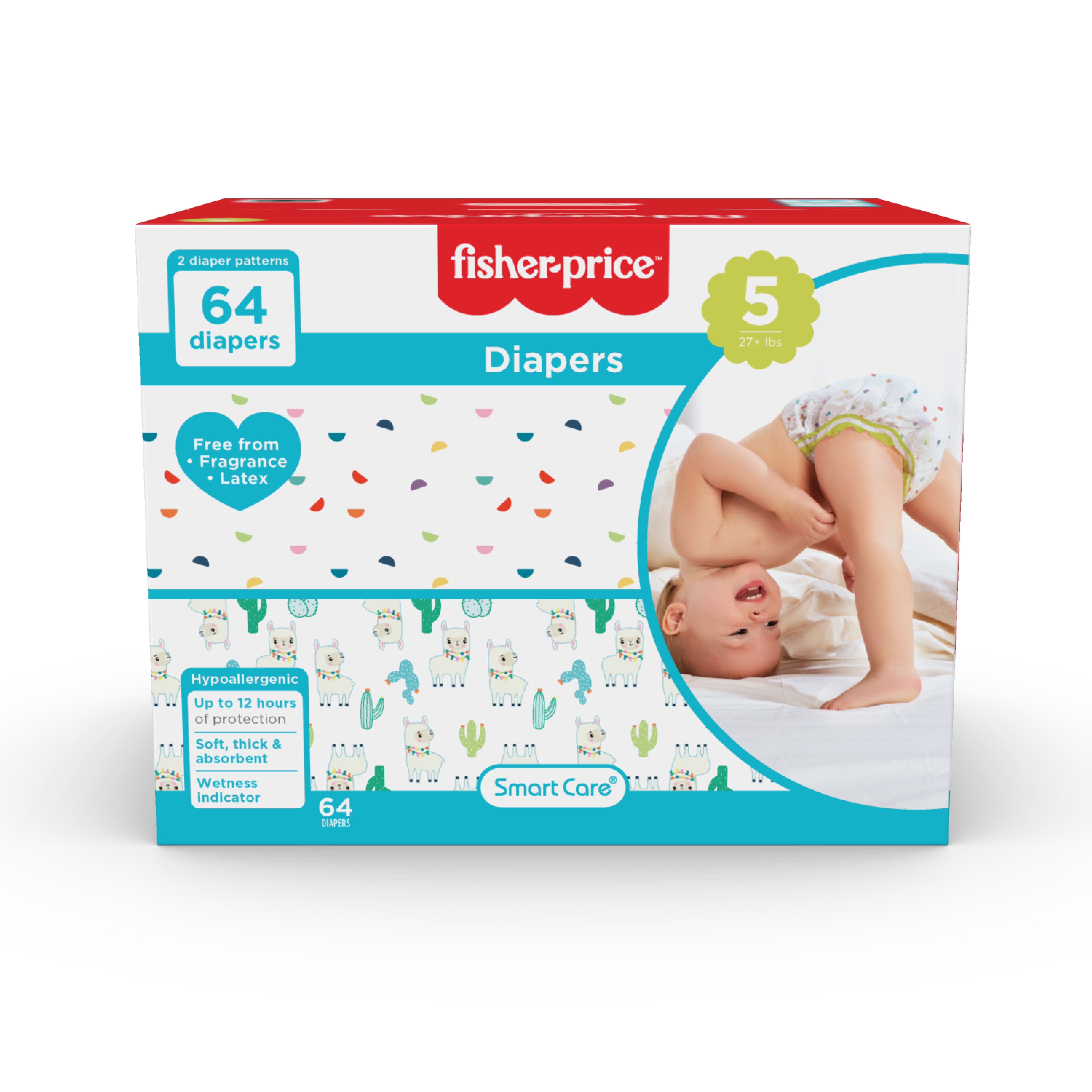 FisherPrice Size 5 Diapers 64 ct