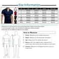thumbnail image 2 of CIENVNSTG Short Sleeve Shirts for Men Casual Slim Fit Fashion Color Block Cotton Shirt Tops Black 5XL, 2 of 2