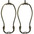 thumbnail image 1 of FrostHike 2 Set 7 Inch Lamp Harp Holder Rustic Black Detachable Harp for Table and Floor Lamps, 1 of 5