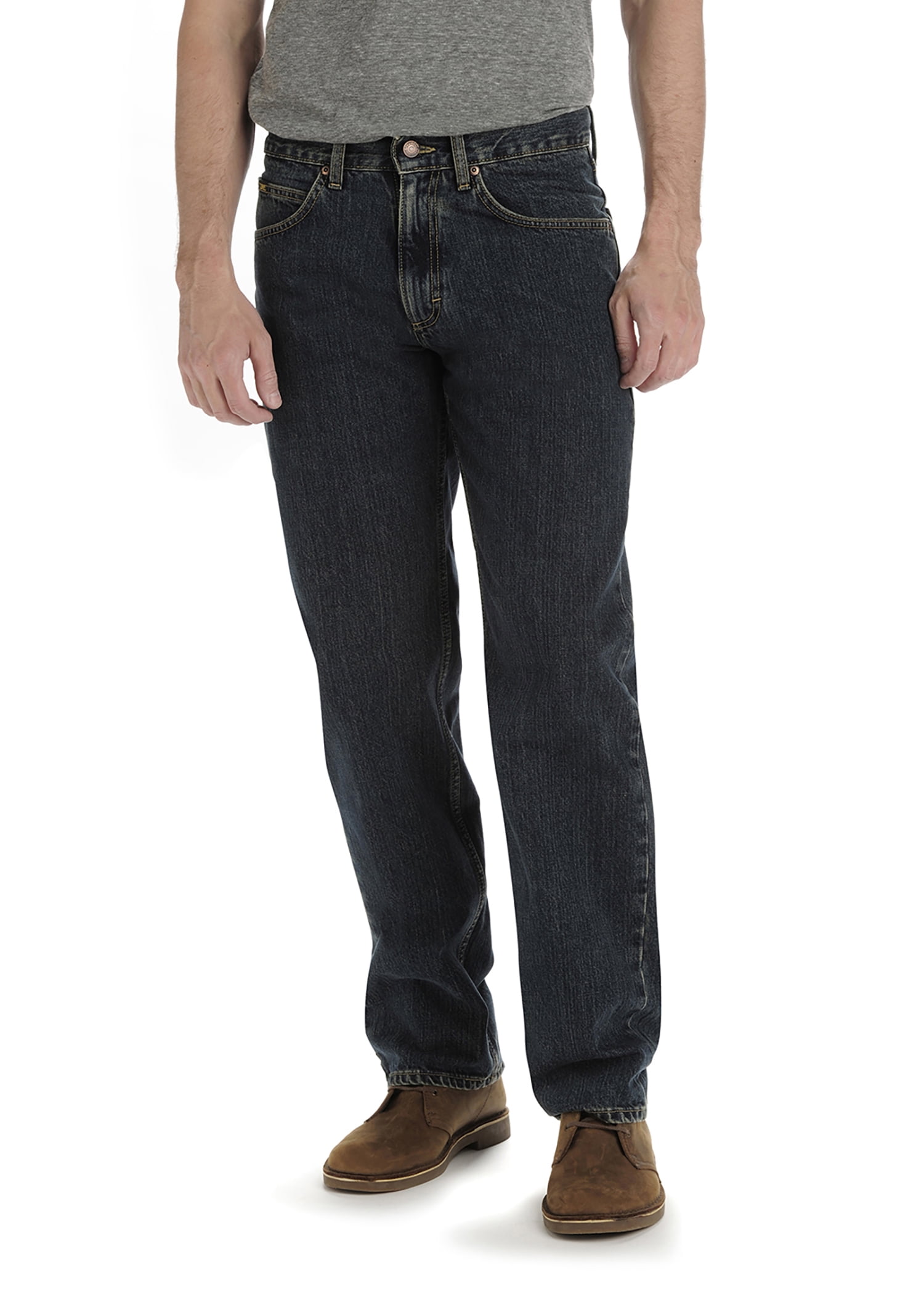 NWT $44 Men's LEE Relaxed Fit Straight Leg Jeans Sits at Waist Style #  2055512 Herrenmode LA2122113