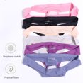 thumbnail image 5 of Aayomet Culottes en Dentelle pour Femmes, Culottes Bikini Unies (Violet, TG), 5 of 5