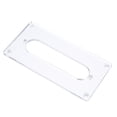 thumbnail image 2 of Guitar Pickup Cover, Silver Acrylic Easy Installation Rustproof Guitars Pickups Mounting  Sturdy With 4 Corner Screw Holes For Instrument, 2 of 8