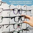 thumbnail image 5 of 100 pcs Transparent Price Tags Sleeve for Glasses 3.7x3 cm Slip-on Eyeglasses Protector Label Tag Holder for Spectacle Frames Glasses Frame, 5 of 5