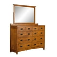 thumbnail image 6 of A-America Mission Hill Dresser & Mirror, Harvest, 6 of 8