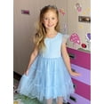 thumbnail image 6 of Oudiya Toddler Tutu Dress Little Girls Tulle Dresses Ruffle Tiered Swing Twirly Summer Sundress for Kids 2-6, 6 of 7