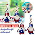 thumbnail image 2 of OAVQHLG3B 2Pcs 4th of July Patriotic Gnomes Plush Decorations Mr & Mrs Handmade Swedish Tomte Gnomes Ornaments for Patriotic Party Table Decor Fourth of July Party Home Decor, 2 of 9