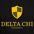 thumbnail image 3 of CafePress - Delta Chi Vertical Yellow Logo T Shirt - Men's Fitted T-Shirt, 3 of 4
