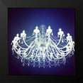 thumbnail image 2 of Saghini, Lisa Hill 12x12 Black Modern Framed Museum Art Print Titled - Chandelier Border, 2 of 5