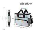 thumbnail image 3 of FORMRS Insulated Cooler Bag 24 Cans Capacity Soft Leakproof Lunch Box with Side Pockets, Cute Rabbits, 3 of 7