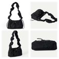 thumbnail image 1 of Bolso Hombro Diseñador Fruncido Color Sólido Nailon para Mujer, 1 of 9