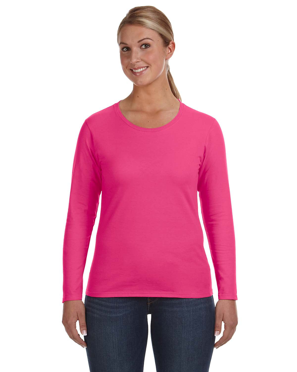 Womens Clementine Ringspun Long-Sleeve T-Shirt - Walmart.com