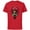 Red, variant on Marvel Studios Deadpool & Wolverine with Claw-Slashed Logo - Short Sleeve Cotton T-Shirt for Adults - Customized-Black