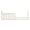 White, variant on Pemberly Row Wood Farmhouse Sturdy Toddler Rail in Cashew Finish