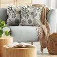 thumbnail image 5 of Ambesonne Monstera Throw Pillow Cover 2 Pack, Minimalist Floral Romance, 24", Pale Reseda Green Sepia, 5 of 7