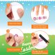 thumbnail image 4 of 4 juegos de uñas postizas de Pascua para niños, uñas postizas cortas de cubierta completa, uñas adhesivas para niños, 4 of 5