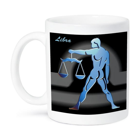 3dRose, Libra Zodiac Sign, 11oz Mug
