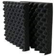 thumbnail image 4 of Bookishbunny 10 pk Acoustic Foam Egg Crate Panel Wall Tile Audio Home Studio Deadening Soundproofing 12x12x1.5, 4 of 8