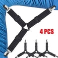 thumbnail image 1 of Soportes triangulares para sábanas, Clips para sábanas ajustables, tirantes, pinzas para colchón, funda de colchón, 1 of 5