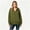 Army Green, variant on Women’s Hooded Button Down Knit Cardigan, Long Sleeve Knit Outerwear Sizes S-3XL
