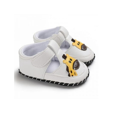 

Baby Boy Girl Cute PU Sandals Soft Sole Anti-slip Cartoon Animal Crib Shoes First Walkers Walking Shoes