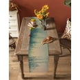 thumbnail image 5 of Vintage Leaves Table Runner 72 Inches, Farmhouse Spring Pastoral Botanical Leaf Bed Runner Dresser Scarves Tabletop for Indoor Outdoor Parties/Ceremony/Banquet, 13" x 72", 5 of 8