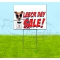 thumbnail image 1 of Labor Day Sale (18" x 24") Yard Sign, Includes Metal Step Stake, 1 of 6