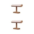 thumbnail image 4 of Transemion Wood Bracelet Display Stand | Elegant Large Capacity For Bangles Bracelet Rack Display Rack Storage Rack No Burr White 2Set, 4 of 6