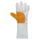 thumbnail image 2 of Guantes de soldadura de forja de cuero, guantes de soldador resistentes al calor, también perfectos para parrilla/barbacoa/estufa de leña/horno/chimenea/corte, 2 of 5