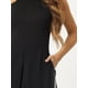 thumbnail image 5 of INSPIRAR CHIC Mono Elegante de Mujer con Cuello Halter Sin Mangas Mono Formal de Pierna Ancha L Negro, 5 of 6