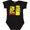 AB-Black, variant on Bike Pattern Blocks Boys or Girls Baby Bodysuit