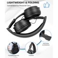 thumbnail image 4 of scorking Auriculares Bluetooth para niños, auriculares inalámbricos Bluetooth 5.3 para niños, micrófono incorporado, uso cómodo y sonido HD, auriculares para niños y niñas, viajes escolares, tableta i, 4 of 5