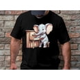 thumbnail image 3 of Funny Piano Player Pianist Teacher Musician Elephant Gift T-Shirt Piano Lover Music Teacher Birthday Holiday Present Men Women Kids Tshirt, 3 of 10