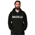 thumbnail image 3 of Funny Fathers Day Gift Dadzilla Hoodie Hooded Sweatshirt Men Brisco Brands S, 3 of 6