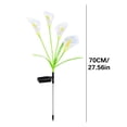 thumbnail image 3 of Artificial Solar Light Ground Stake Fake Flower For Garden Outdoor Faux With LED Lamp Waterproof Yard Decoration For Patio, 3 of 6