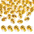 thumbnail image 4 of 50pcs Mini adornos de abejas Tiny Resin Flatback Embellishment Decoración de abejas, 4 of 5