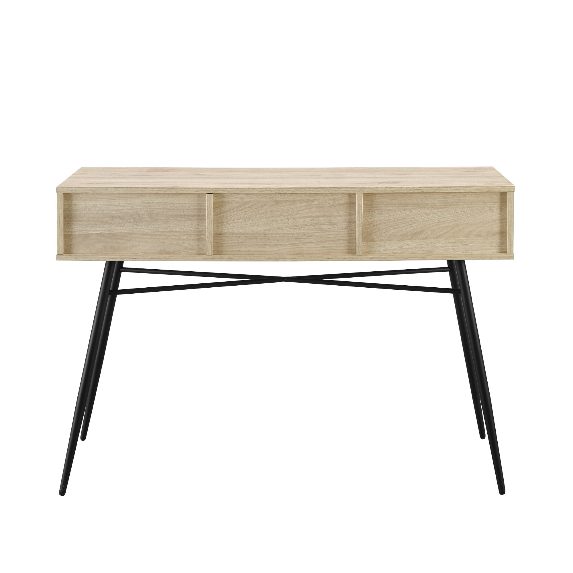 Manor Park Modern Fluted Drawer Entry Table, Birch