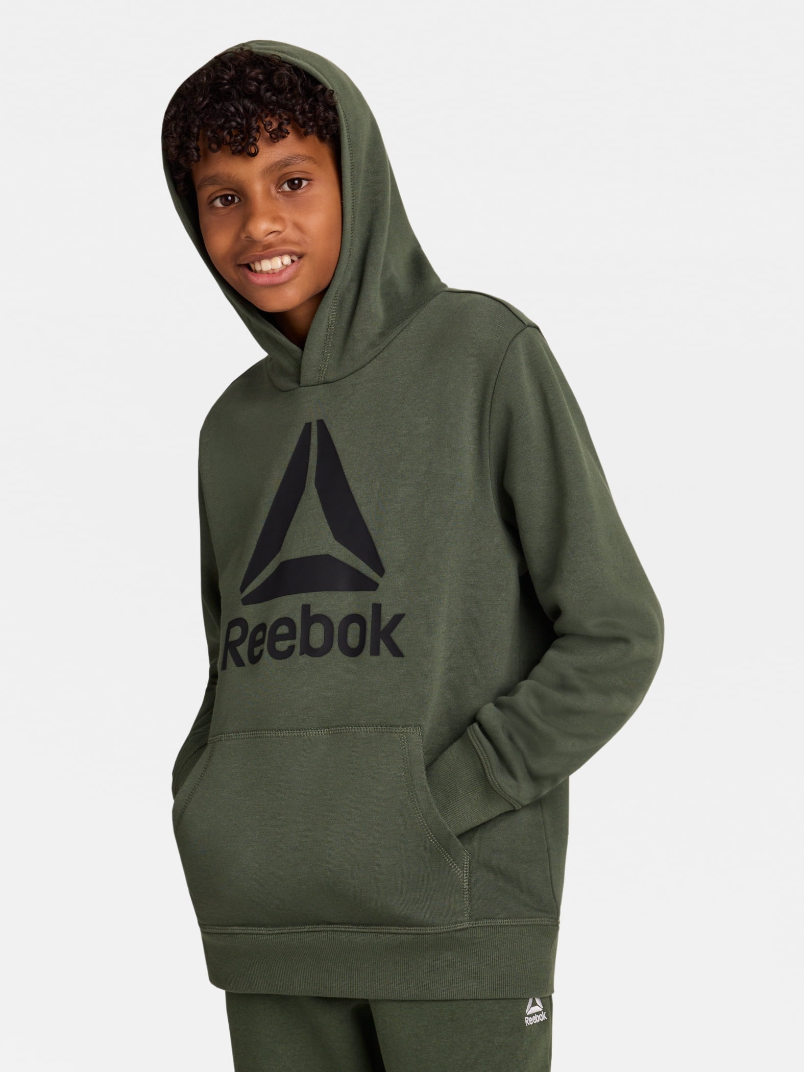Reebok Kid's Unisex Game Day Fleece Hoodie, Sizes 4-18