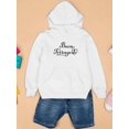thumbnail image 3 of Buon Ferragosto Lettering Hoodie Juniors -Image by Shutterstock,  Large, 3 of 4