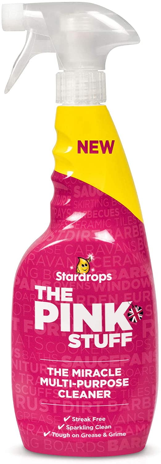 Stardrops - The Pink Stuff - The Miracle Power Foaming Toilet  Cleaner - 2 Treatments - Self Activating Pink Foam : Health & Household