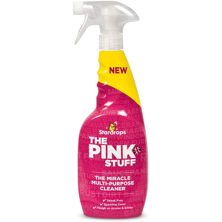  Stardrops - The Pink Stuff - The Miracle Power Foaming Toilet  Cleaner - 2 Treatments - Self Activating Pink Foam : Health & Household