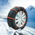 thumbnail image 4 of 20 piezas cadenas antideslizantes de nailon para neumáticos de coche y camión, Cable de correa para neumáticos de Seguridad automotriz para nieve y barro con guantes, 4 of 14