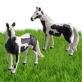 thumbnail image 4 of HEVIRGO Horse Model Rust-proof Excellent Craftmanship Micro Decor Knapostu Stallion Pint Mare Action Figures Toy for Shelf Decor, 4 of 10